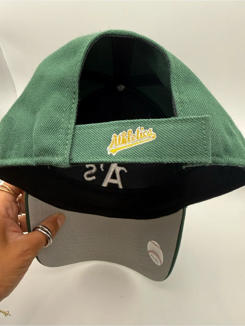 MLB Oakland A's Green Adjustable '47 MVP Hat with White Logo